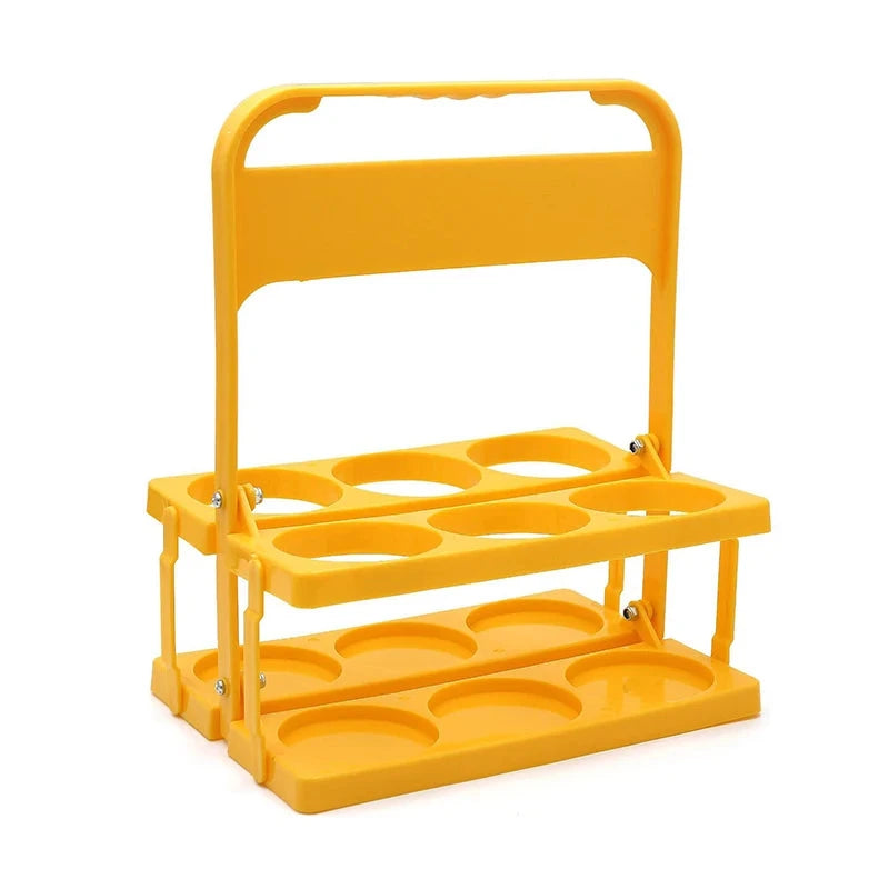 Panier Porte Bouteille plastique jaune biere