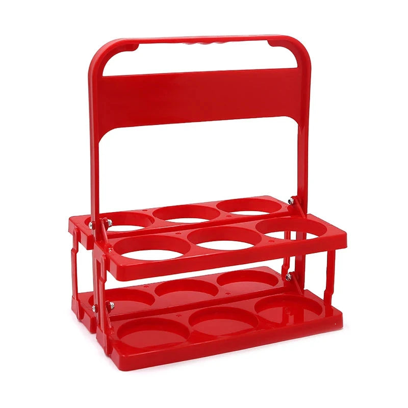 Panier Porte Bouteille plastique bière rouge 