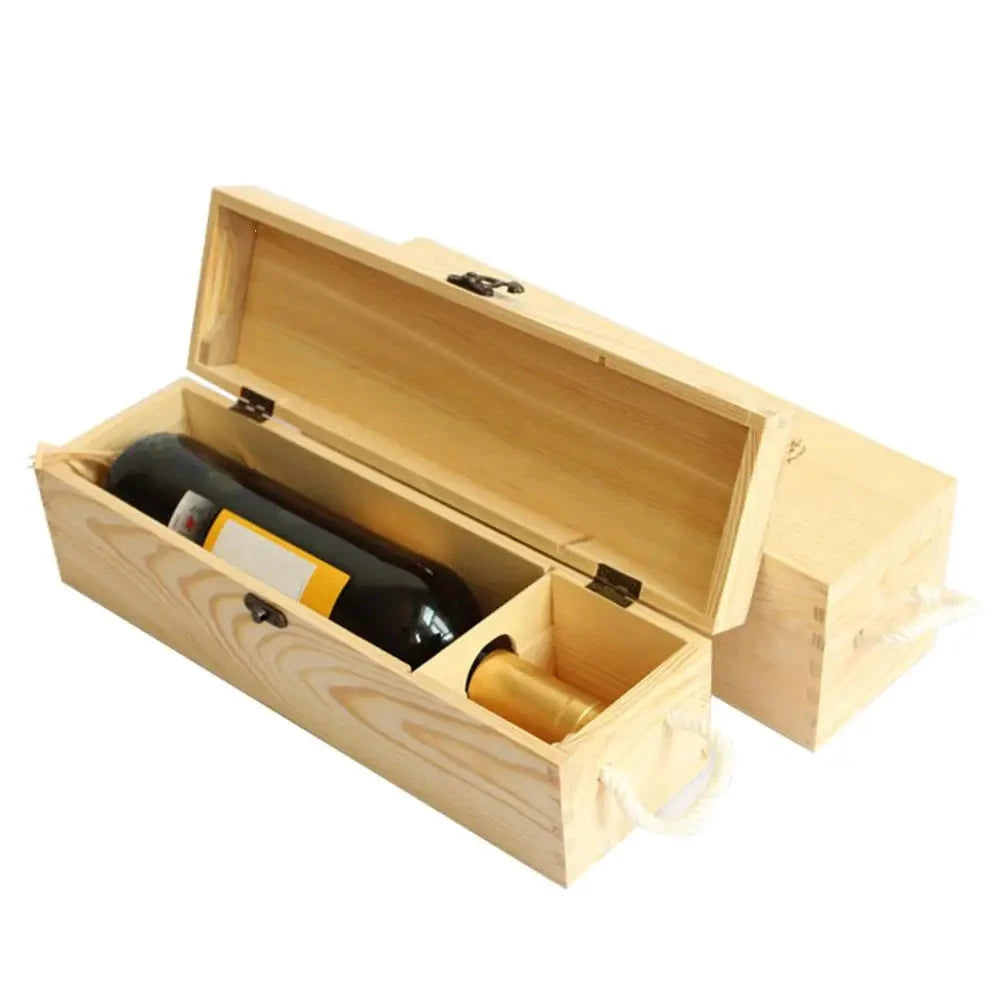 porte bouteille alcool vin champagne cadeau boite bois