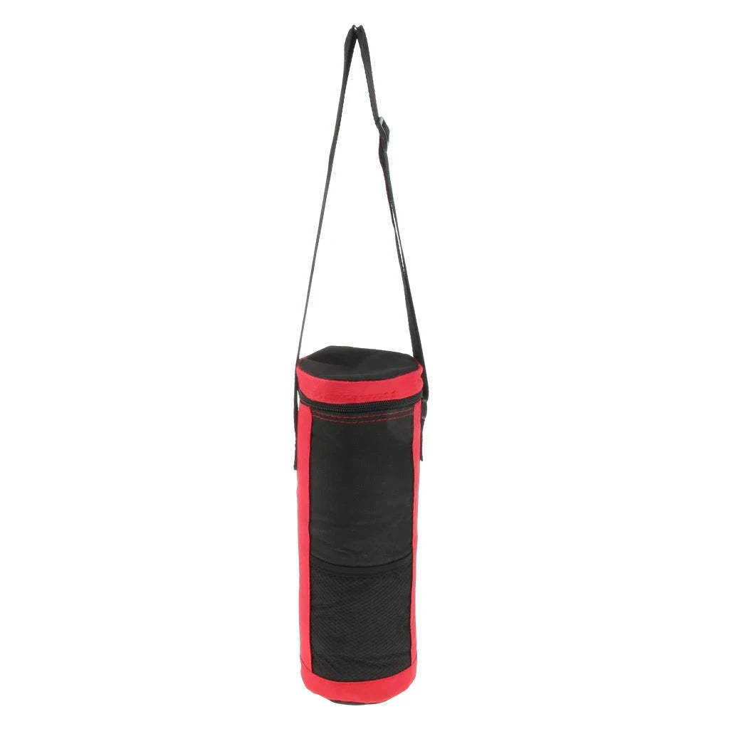 Porte bouteille randonnée rouge bandoulière sacoche pratique accessoire