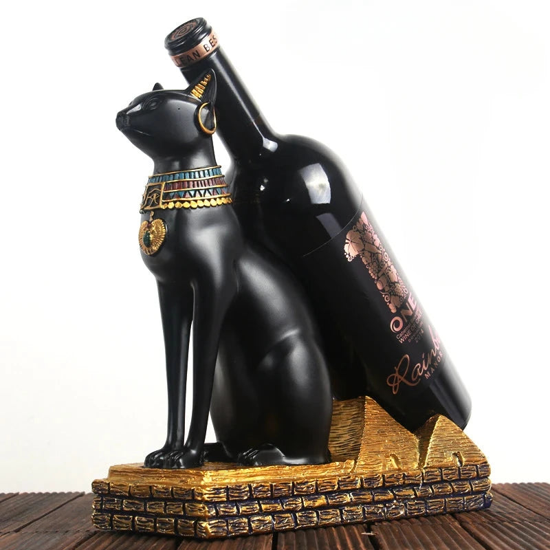 Porte bouteille whisky vin champagne egypte décoration design luxe cadeau chat cuisine salon 